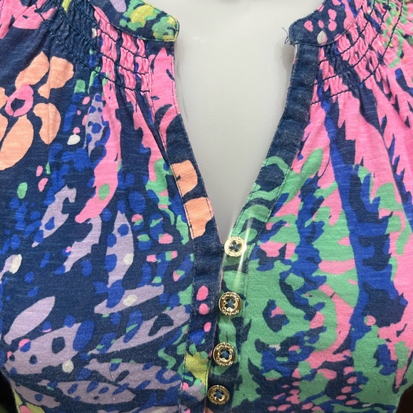 Lilly Pulitzer Vibrant Sleeveless Top Multicolor - Picture 4 of 5